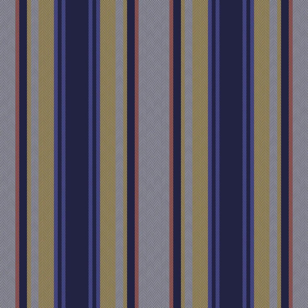 Vertical lines stripe pattern in blue. Vector stripes background fabric texture. Geometric striped line seamless abstract design.