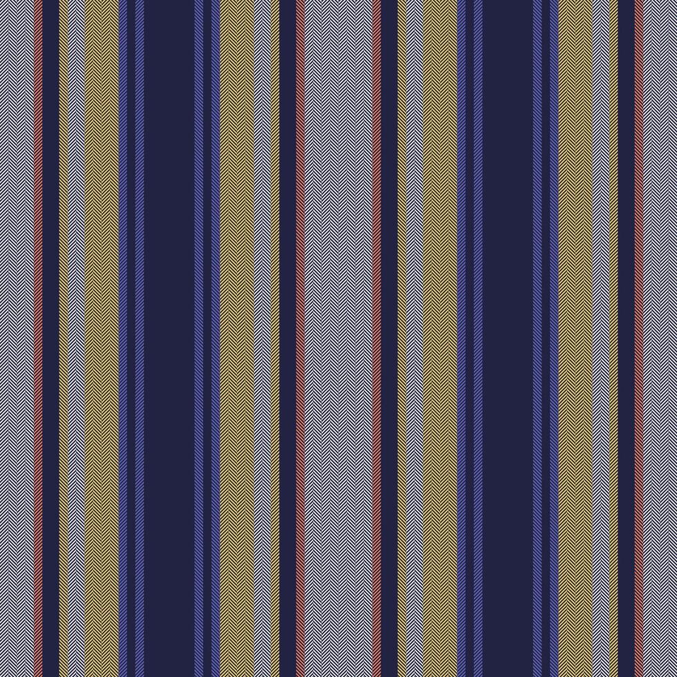 Vertical lines stripe pattern in blue. Vector stripes background fabric texture. Geometric striped line seamless abstract design.