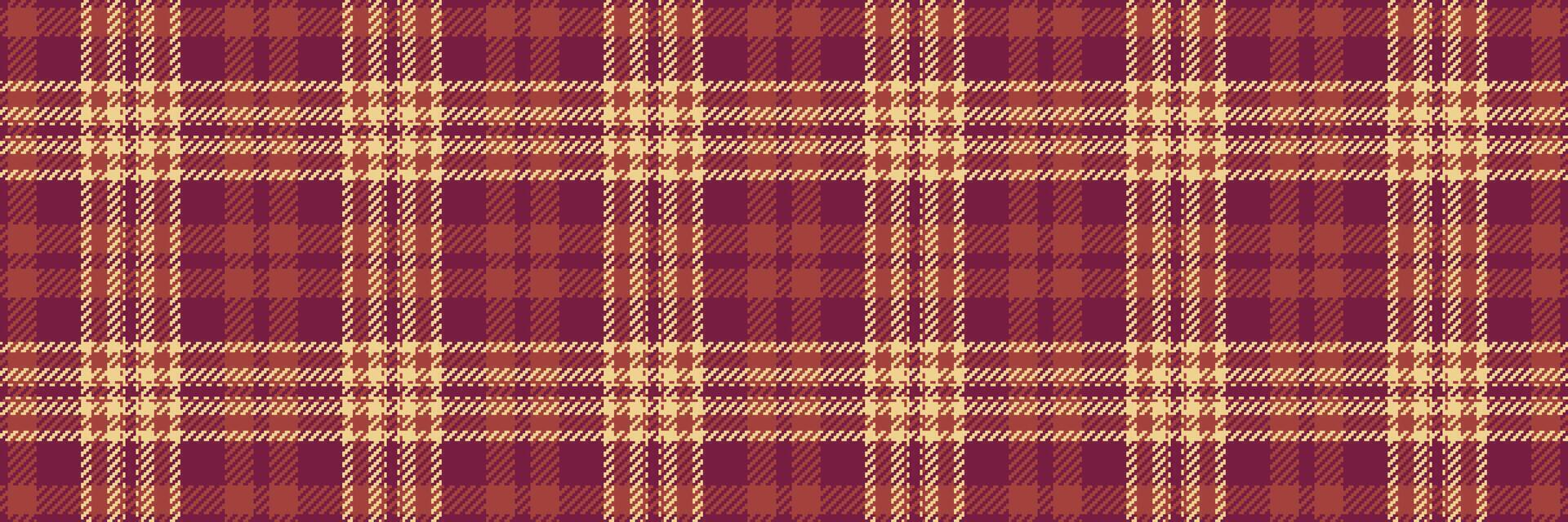 Fibre tartan vector seamless, stripe fabric check background. Fur pattern textile texture plaid in pink and red colors.