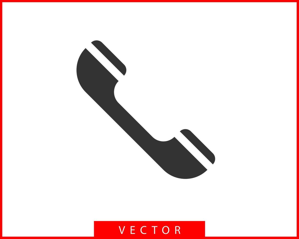 Phone icon vector illustration. Call center app. Telephone icons trendy flat style. Contact us line silhouette.