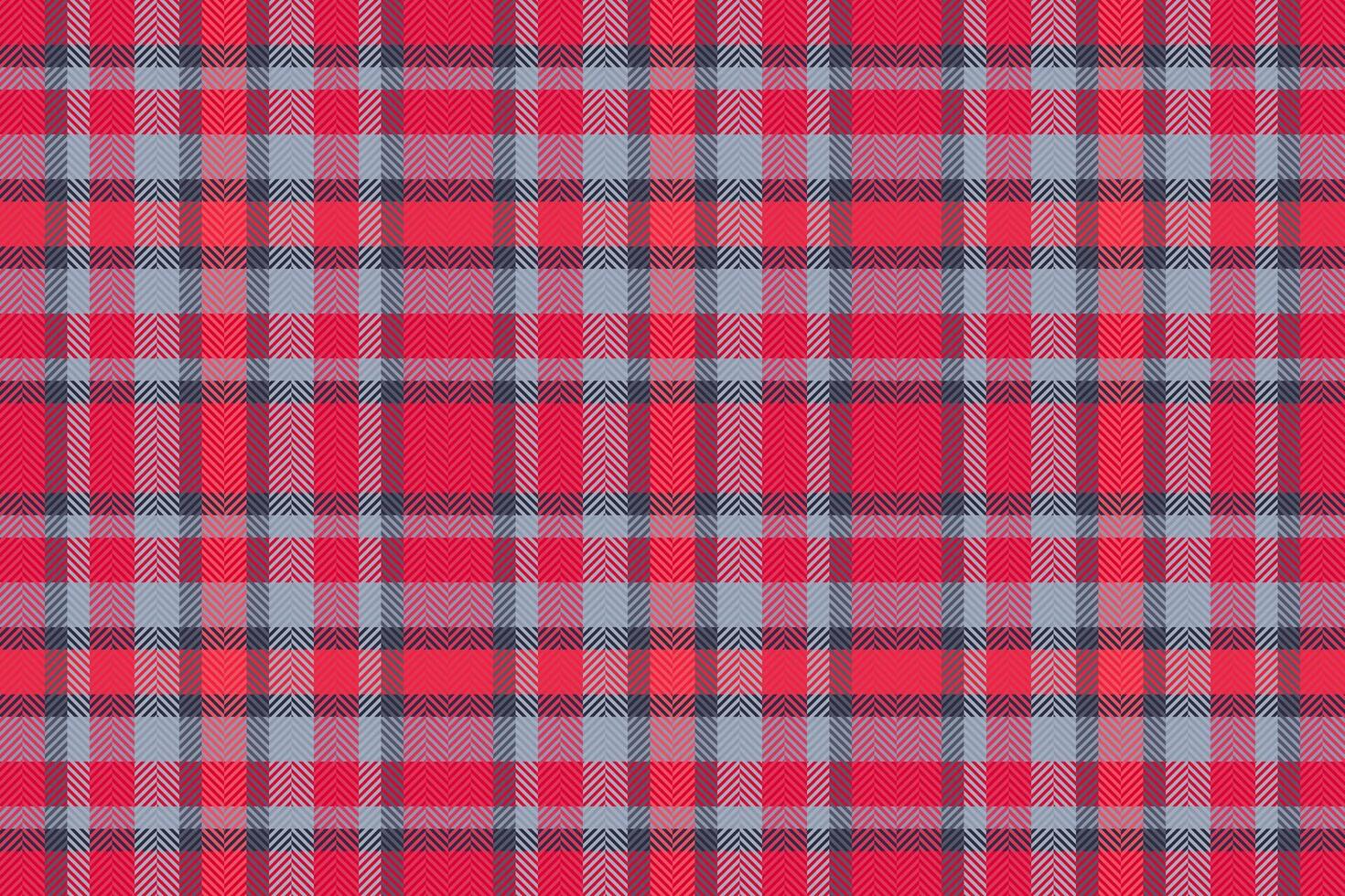 Plaid tartan textile of seamless fabric pattern with a check background vector texture.