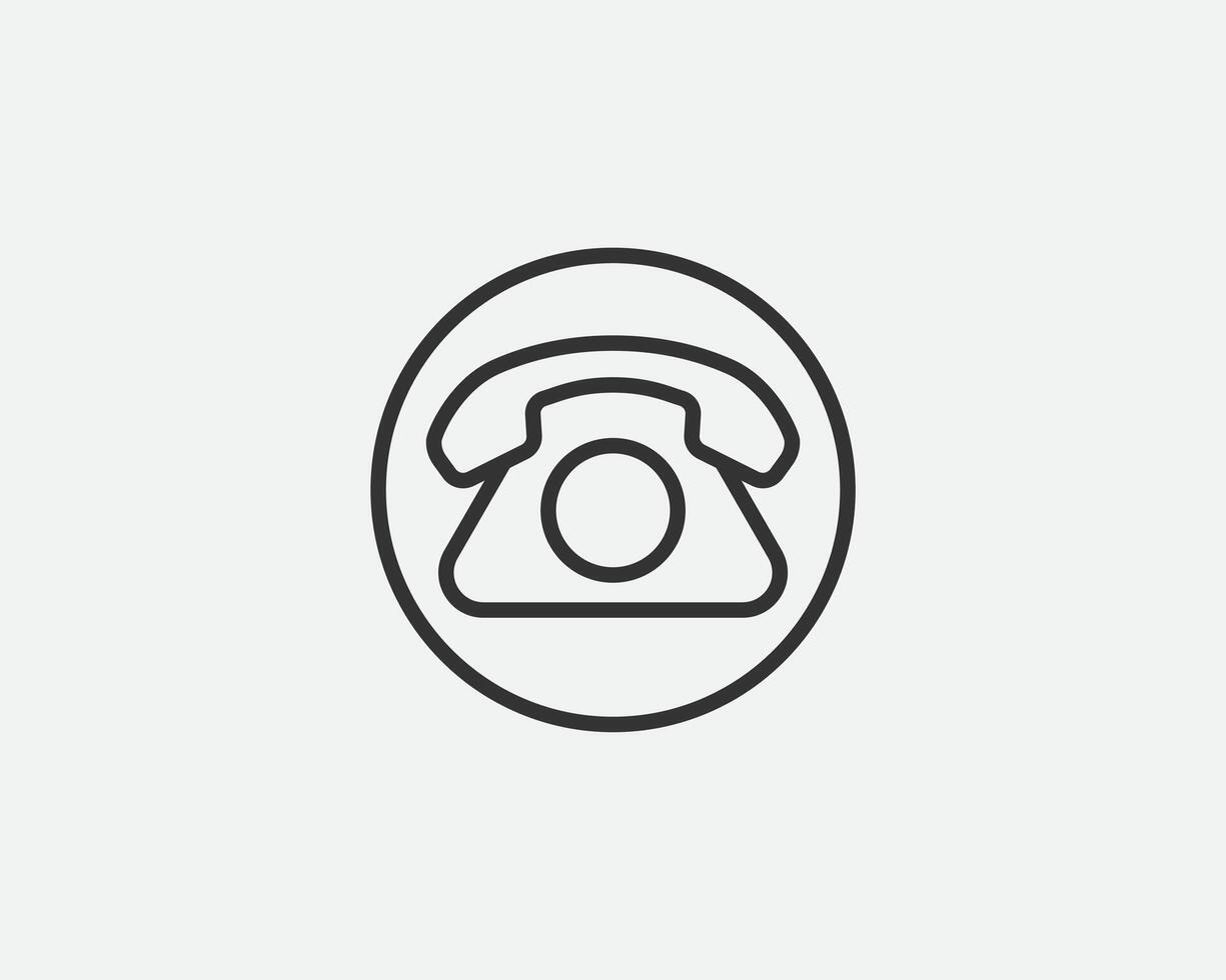 Phone icon vector illustration. Call center app. Telephone icons trendy flat style. Contact us line silhouette.