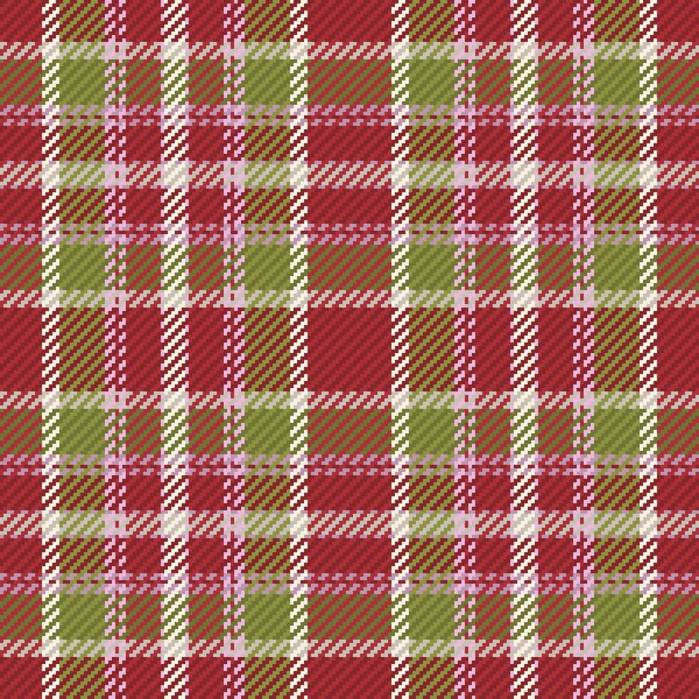 Seamless pattern of scottish tartan plaid. Repeatable background with check fabric texture. Vector backdrop striped textile print.
