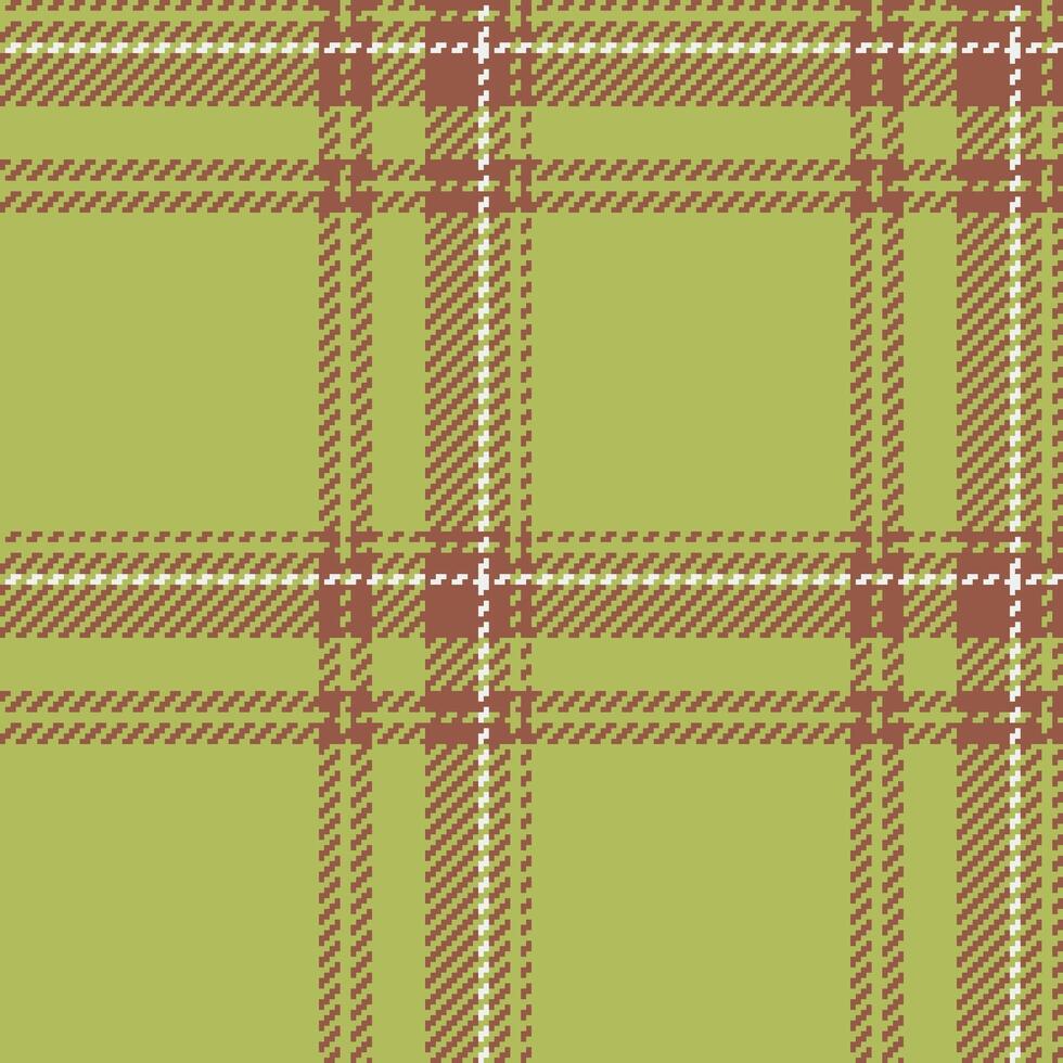 Seamless fabric pattern of background textile texture with a vector check plaid tartan.
