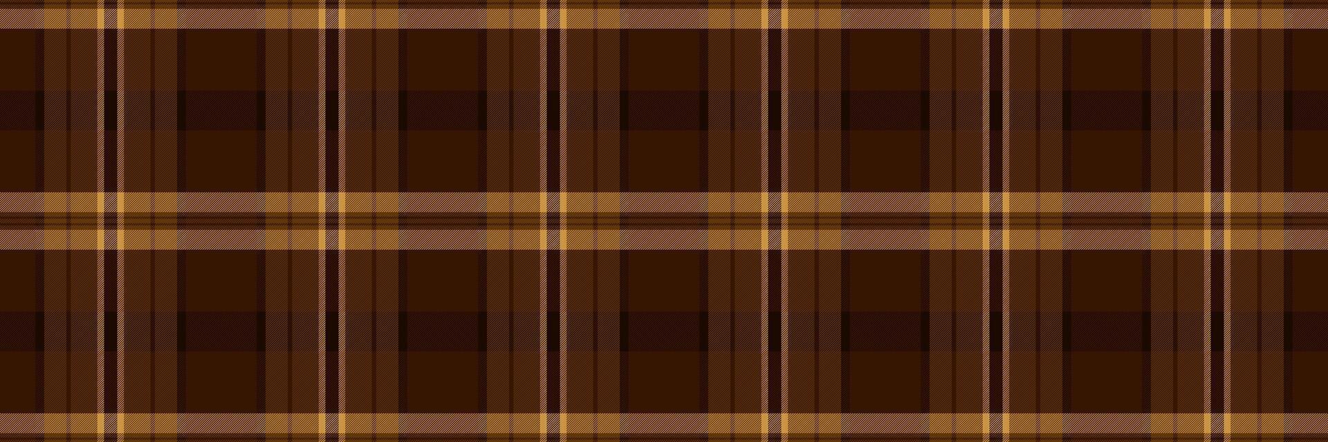 Infant texture tartan textile, poncho vector fabric plaid. Revival check background pattern seamless in dark and orange colors.