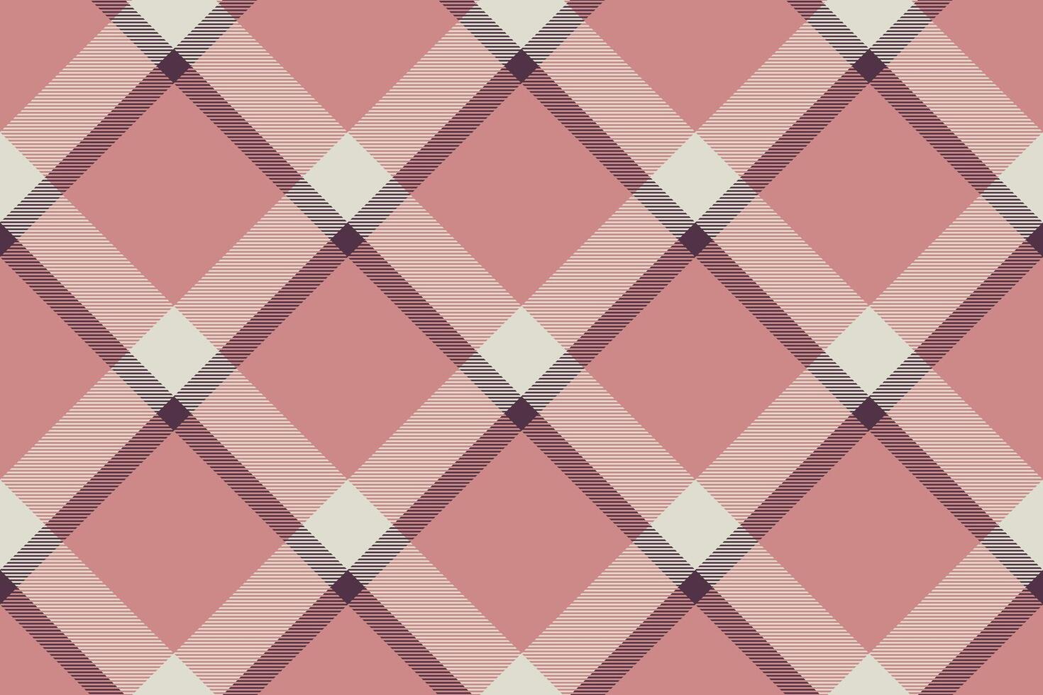 Tartan plaid background, diagonal check seamless pattern. Vector fabric texture for textile print, wrapping paper, gift card, wallpaper.