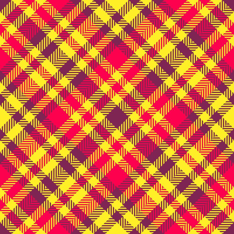 Seamless texture fabric of background vector textile with a tartan pattern plaid check.