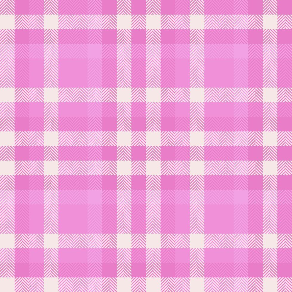 Plaid check seamless of background fabric pattern with a tartan texture vector textile.