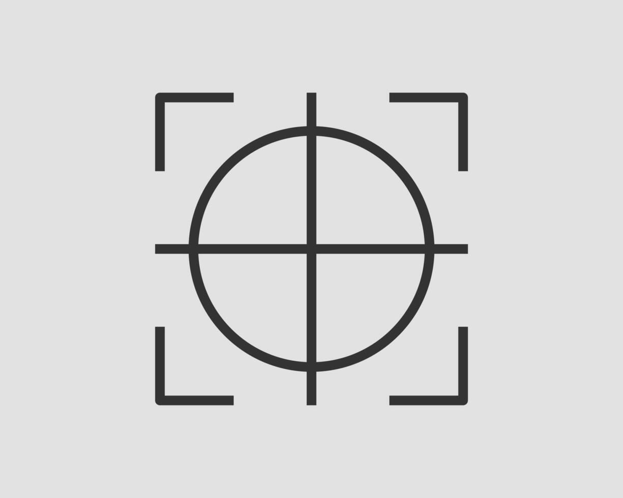 Target icon vector