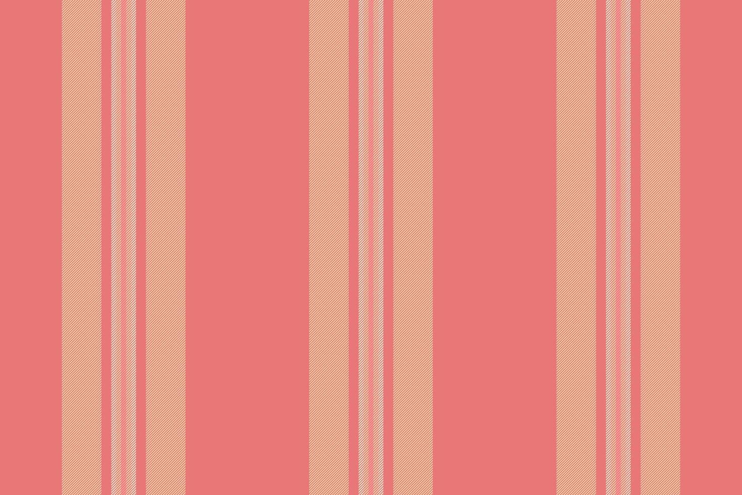 Fiesta texture vertical stripe, golf fabric pattern seamless. Geometry textile background lines vector in red and navajo white colors.