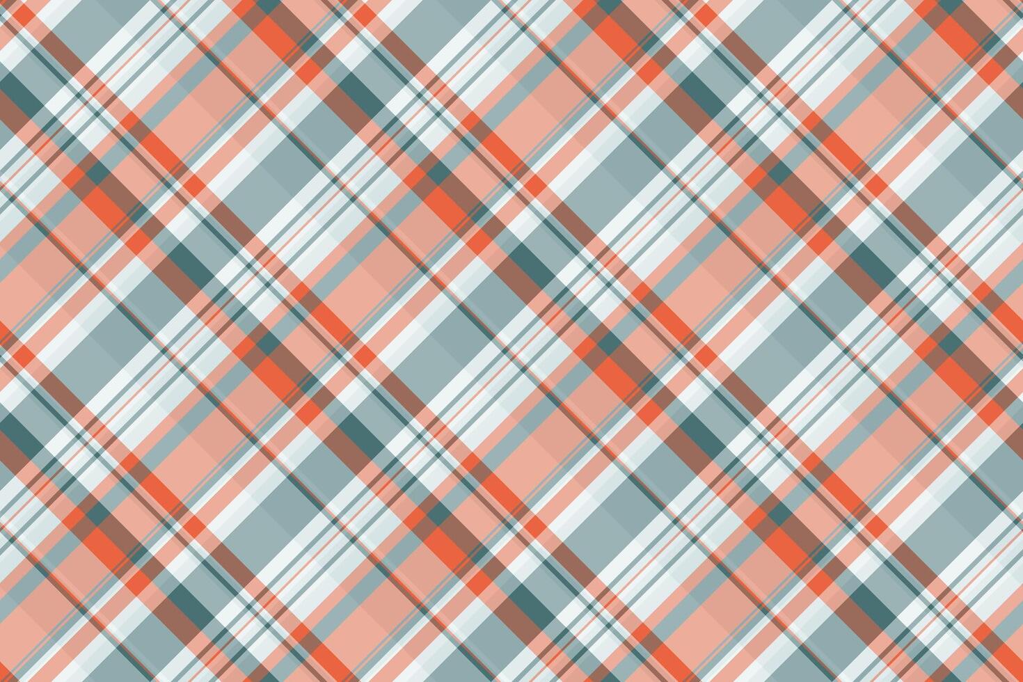 Artwork vector texture seamless, softness tartan pattern check. Linear plaid background textile fabric in red and white colors.