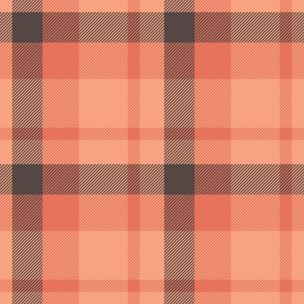 Plaid seamless pattern. Check fabric texture. Vector textile print.