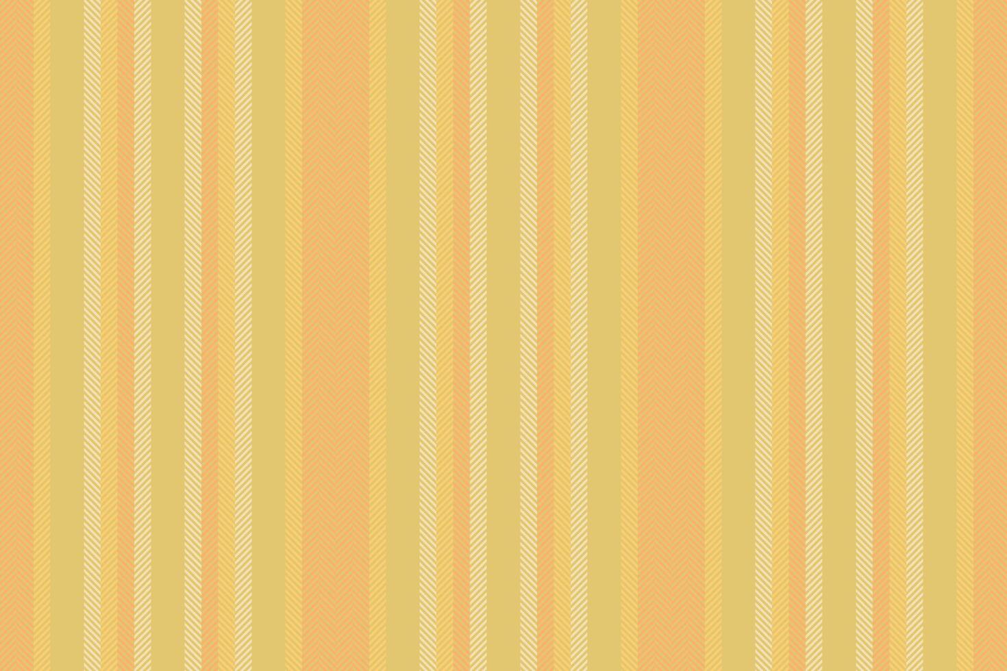 Drapery pattern textile vector, textile fabric background stripe. Network vertical seamless texture lines in yellow and orange colors. vector