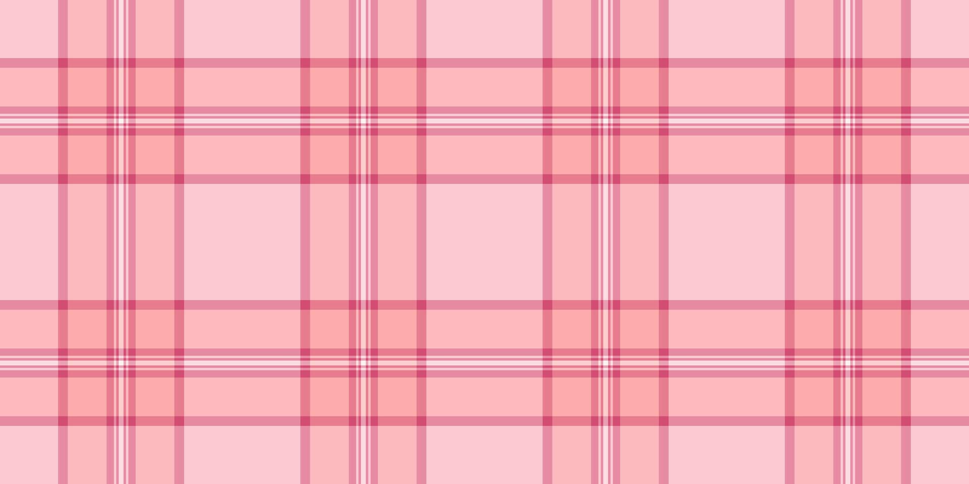 Ornate vector pattern textile, stitch seamless tartan texture. Creative check background fabric plaid in red and light colors.