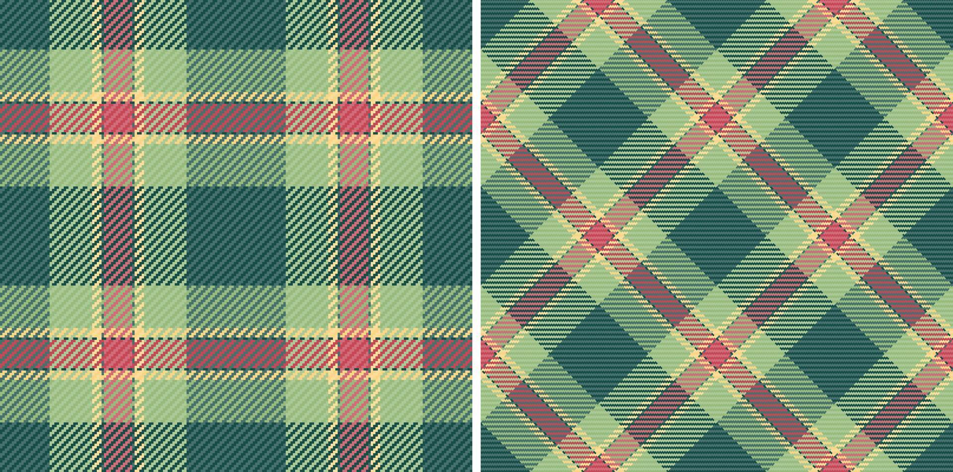 Texture pattern textile of background plaid fabric with a seamless check vector tartan. Set in food colors. Elegant tablecloths for special occasions.