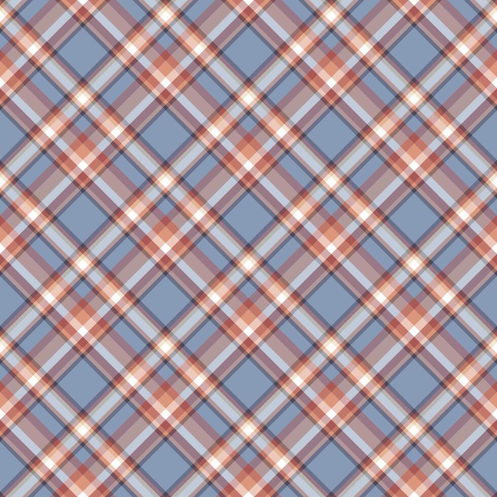 Plaid seamless pattern. Vector background of textile ornament. Flat fabric design.