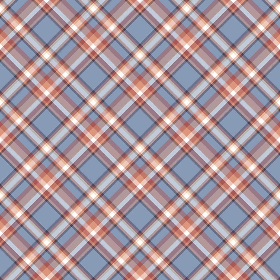 Plaid seamless pattern. Vector background of textile ornament. Flat fabric design.