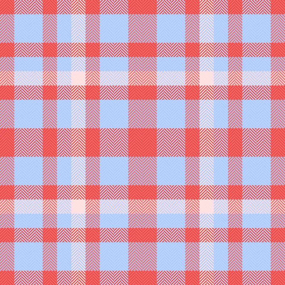 Reel tartan seamless fabric, structure texture pattern vector. Wine check plaid textile background in red and light colors. vector