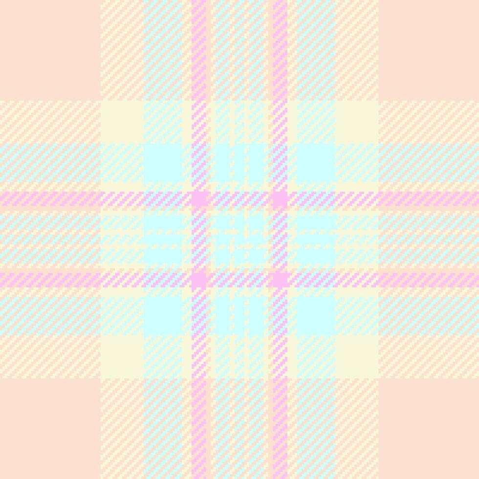Textile design of textured plaid. Checkered fabric pattern swatch for shirt, dress, suit, wrapping paper print, invitation and gift card. vector