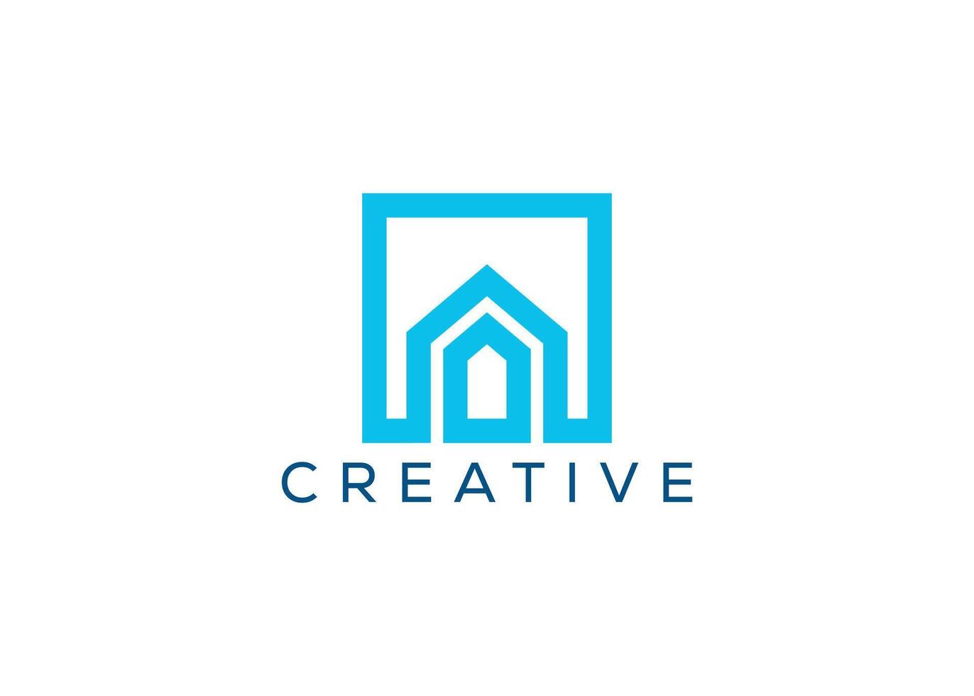 minimalista real inmuebles logo diseño vector modelo. hogar propiedad logo