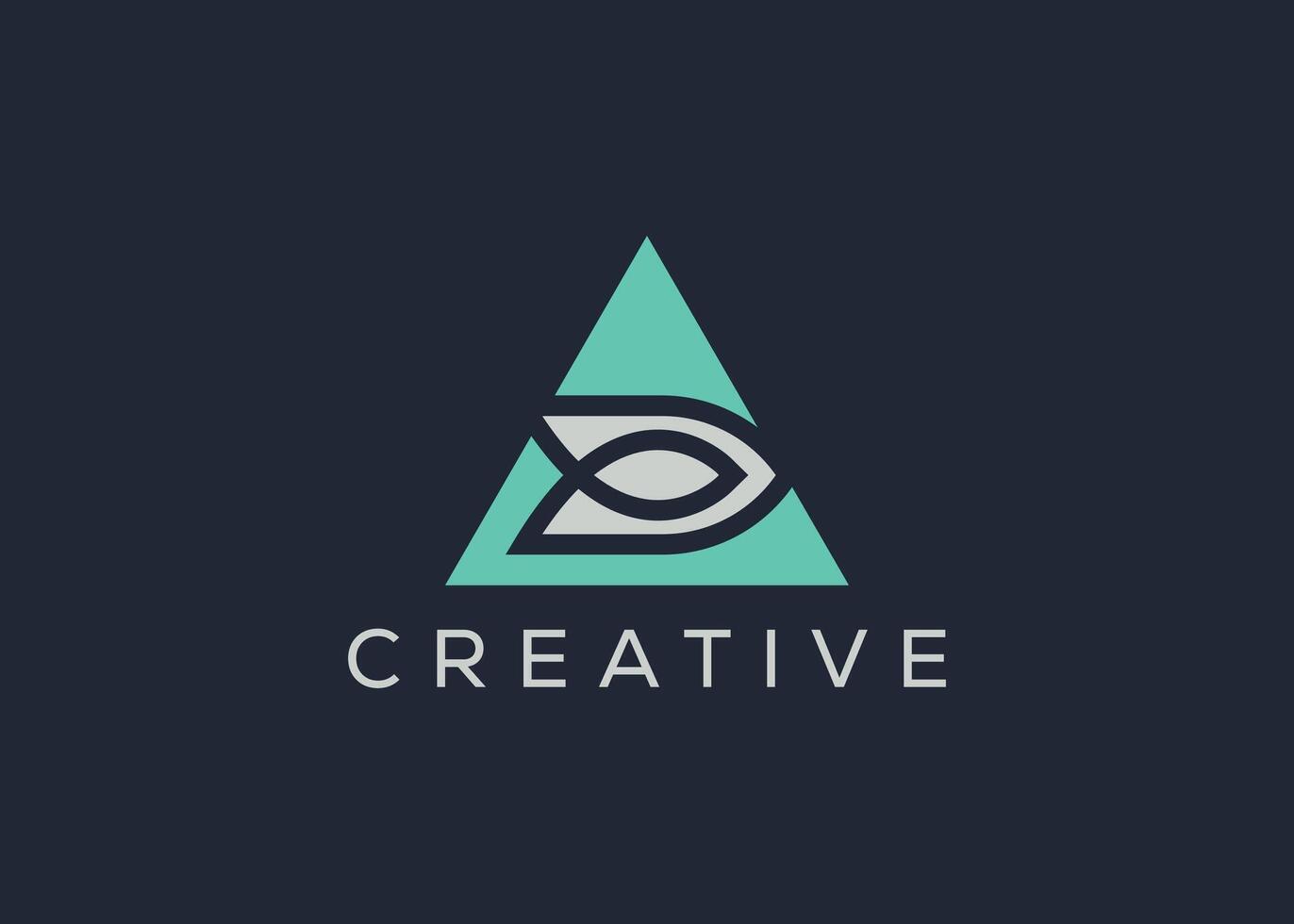 Creative and minimal letter A fish logo vector template. Abstract modern fish logo