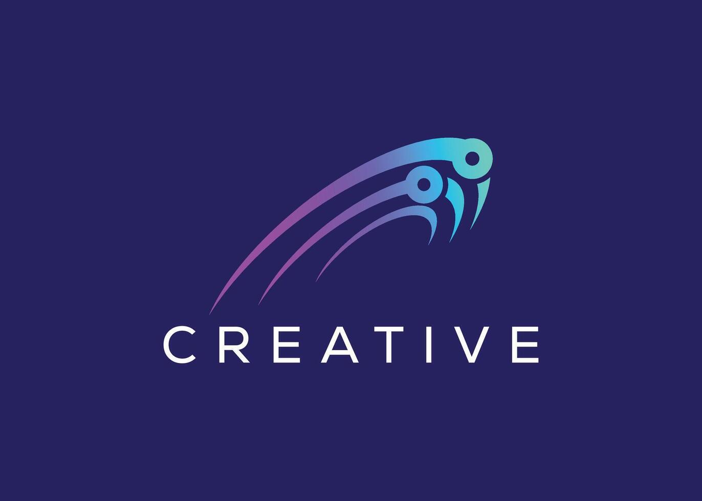 Minimalist and Modern technology logo design vector template. Creative modern Innovative high Circuit technology logo