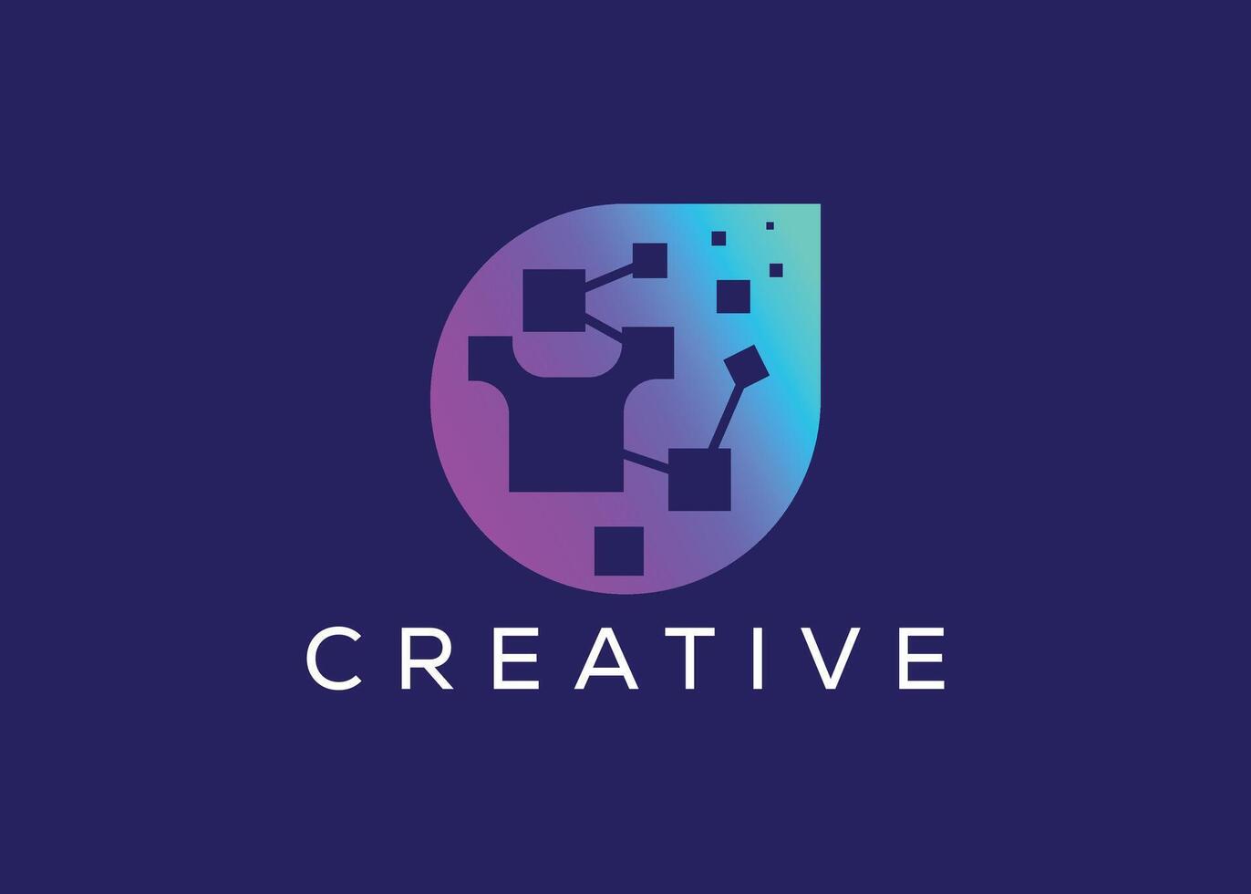 Minimalist and Modern technology logo design vector template. Creative modern Innovative high Circuit technology logo