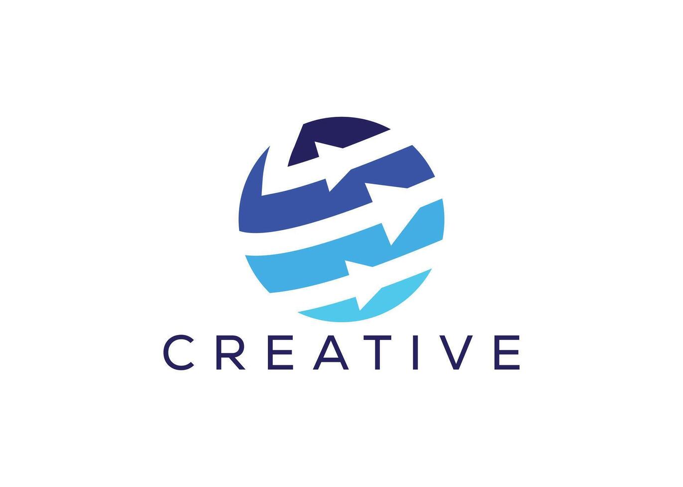 Minimalist arrow up vector logo design template. Creative modern business growth arrow logo