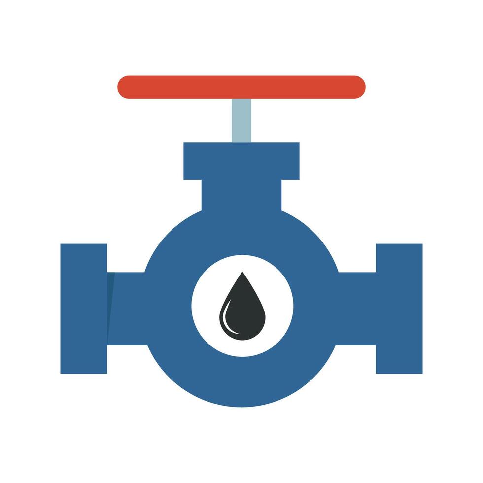 Oil industry icon with factory vector illustration. Petroleum industry element.