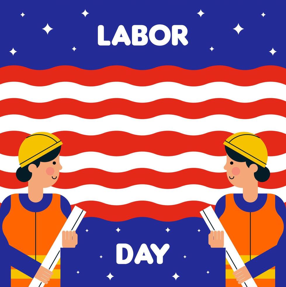 contento internacional labor día antecedentes ilustración vector