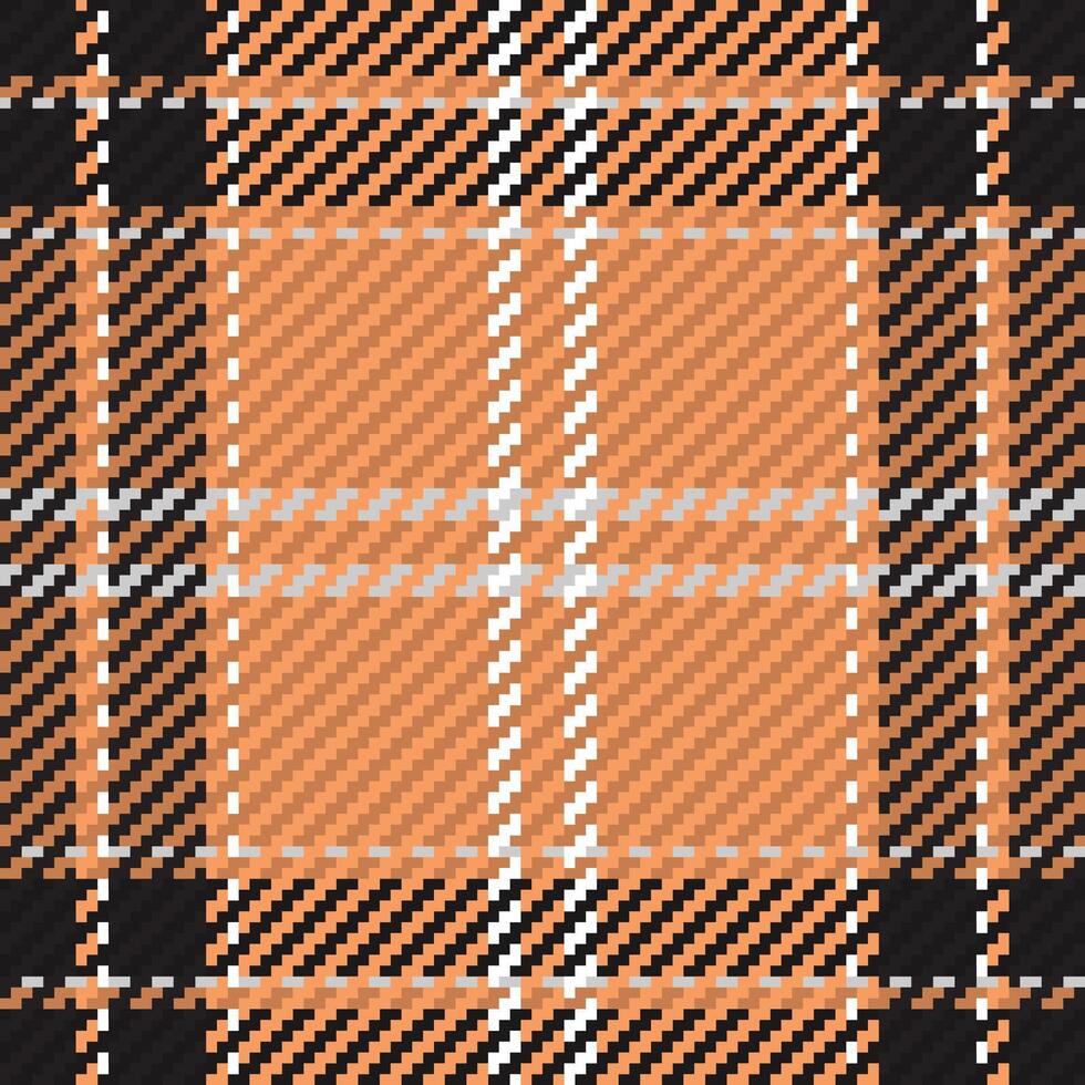 Seamless pattern of scottish tartan plaid. Repeatable background with check fabric texture. Vector backdrop striped textile print.