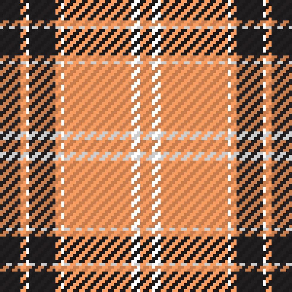 Seamless pattern of scottish tartan plaid. Repeatable background with check fabric texture. Vector backdrop striped textile print.