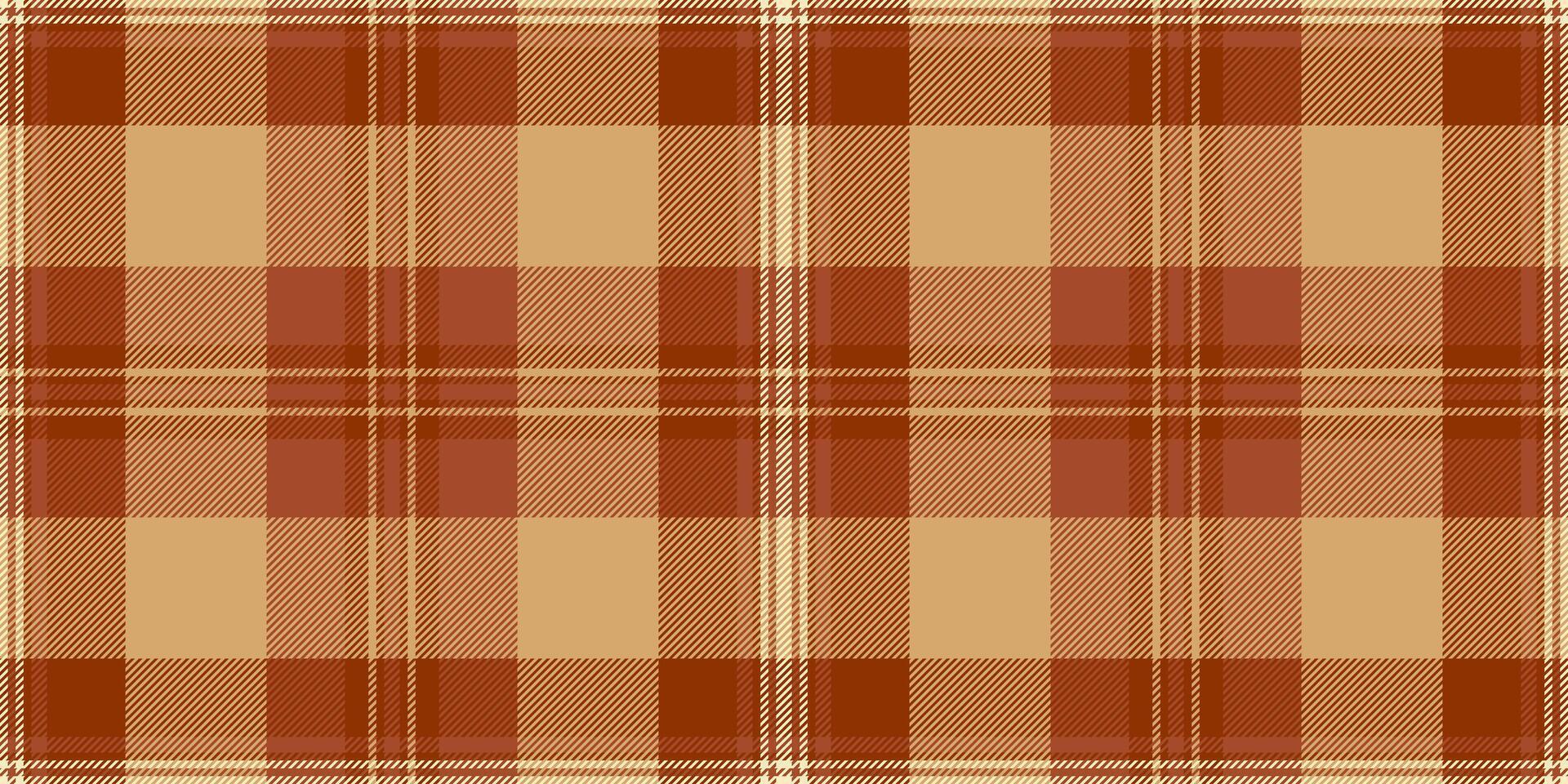 Fluffy texture background fabric, advertising pattern plaid seamless. Valentines day check vector tartan textile in orange and light colors.