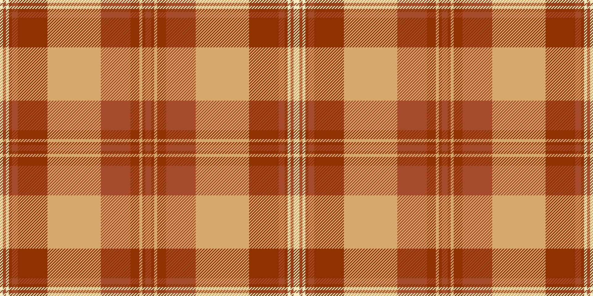 Fluffy texture background fabric, advertising pattern plaid seamless. Valentines day check vector tartan textile in orange and light colors.