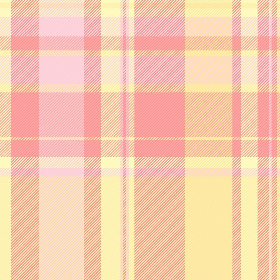 Check background tartan of texture fabric seamless with a vector plaid pattern textile.