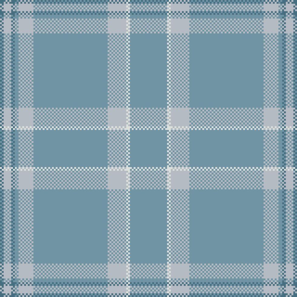 Pixel background vector design. Modern seamless pattern plaid. Square texture fabric. Tartan scottish textile. Beauty color madras ornament.