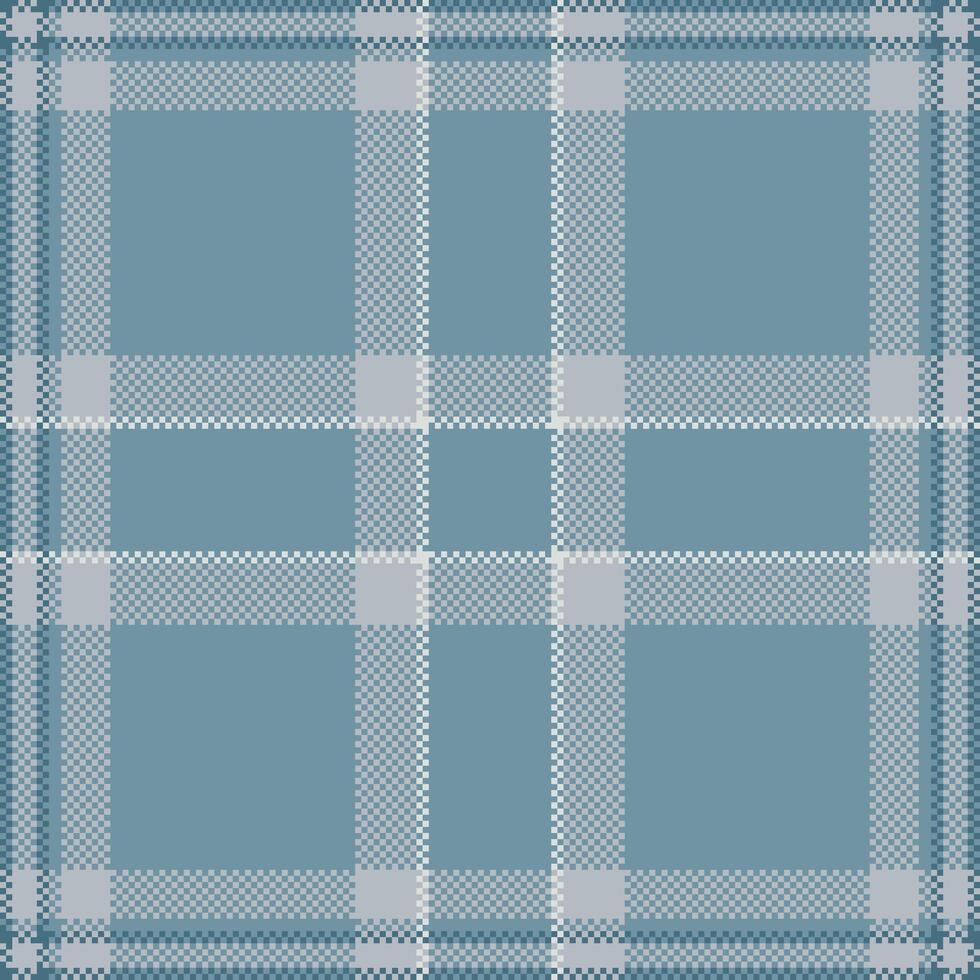 Pixel background vector design. Modern seamless pattern plaid. Square texture fabric. Tartan scottish textile. Beauty color madras ornament.