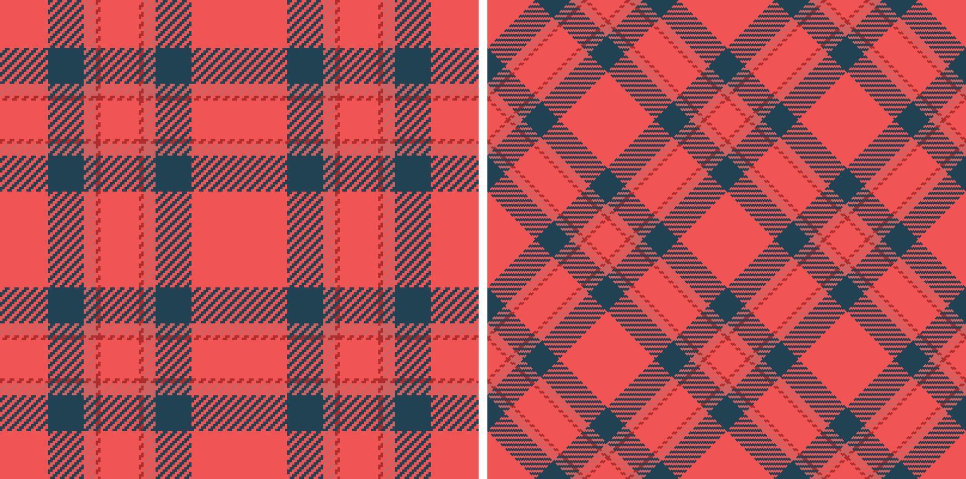 Check plaid background of textile fabric seamless with a pattern tartan vector texture.