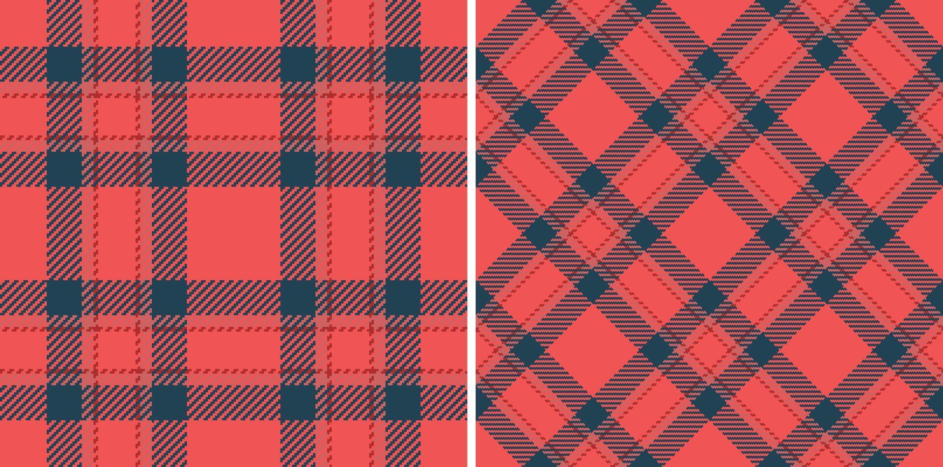 Check plaid background of textile fabric seamless with a pattern tartan vector texture.