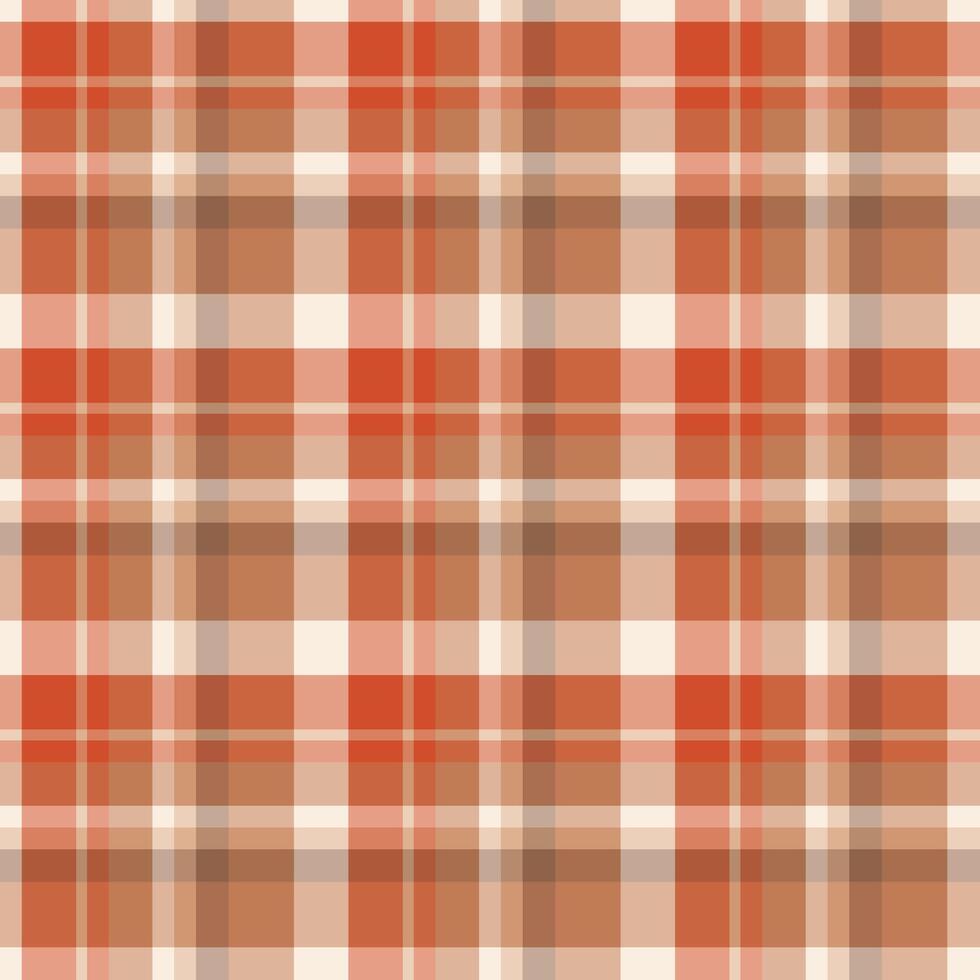 Plaid seamless pattern. Vector background of textile ornament. Flat fabric design.