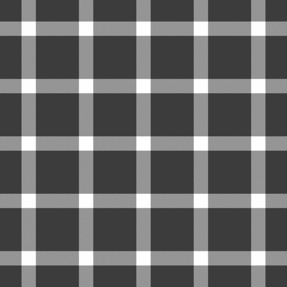 Naked pattern tartan check, mesh texture vector seamless. Infinity plaid background fabric textile in grey and white colors.