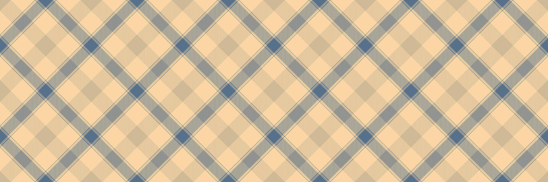 Canvas vector texture fabric, purchase seamless background pattern. Pastel check tartan plaid textile in orange and light colors.