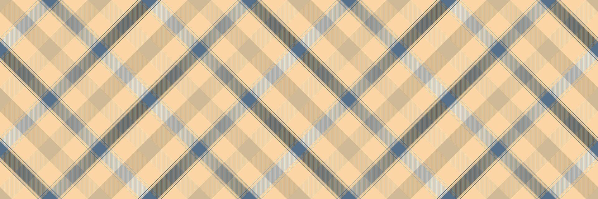 Canvas vector texture fabric, purchase seamless background pattern. Pastel check tartan plaid textile in orange and light colors.