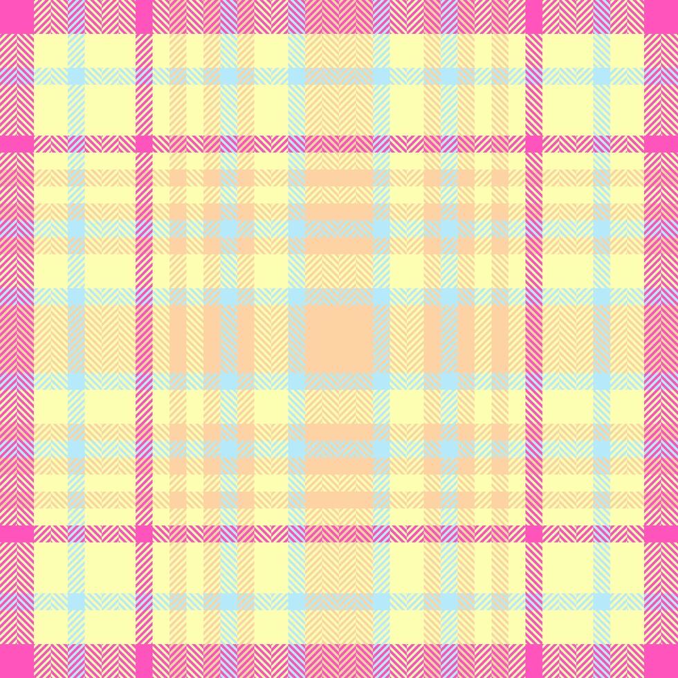 Textile design of textured plaid. Checkered fabric pattern swatch for shirt, dress, suit, wrapping paper print, invitation and gift card. vector