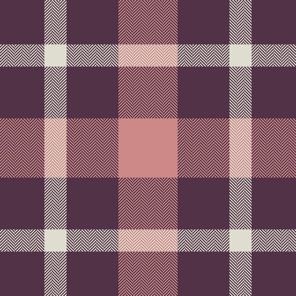 Plaid check pattern. Seamless fabric texture. Tartan textile print. vector