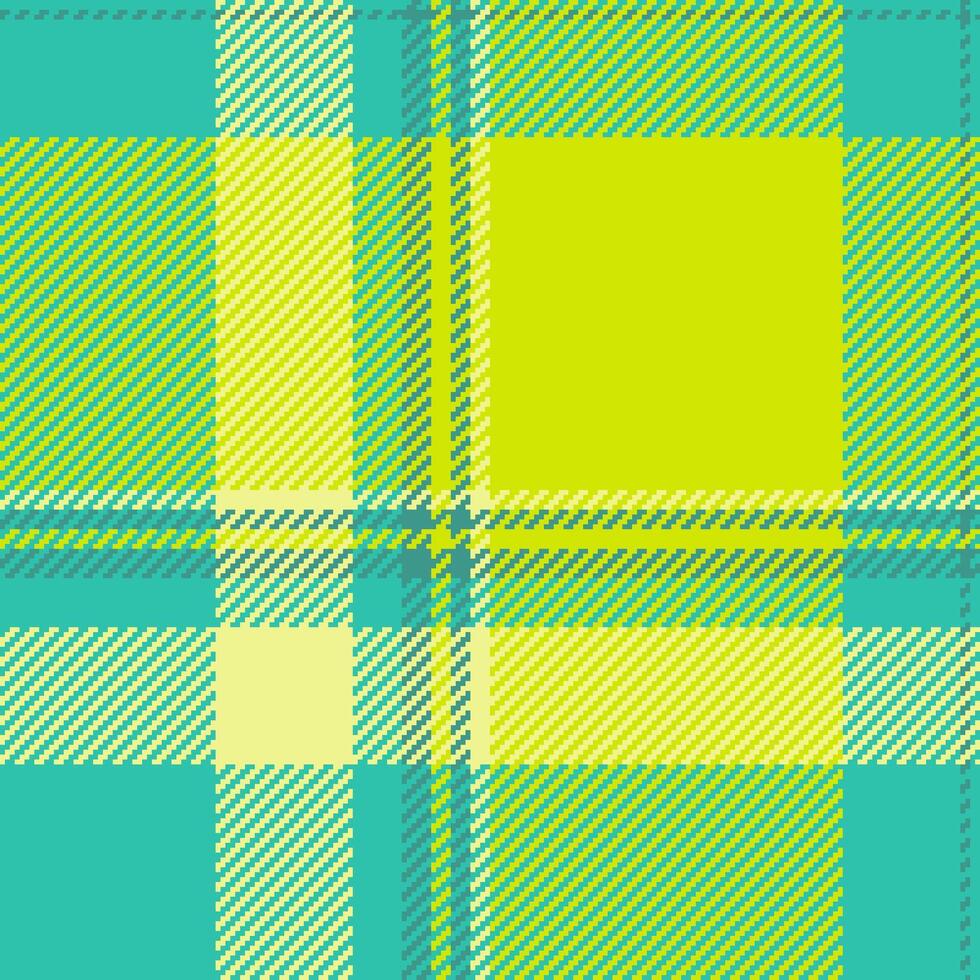 Check textile vector of background tartan pattern with a seamless fabric plaid texture.
