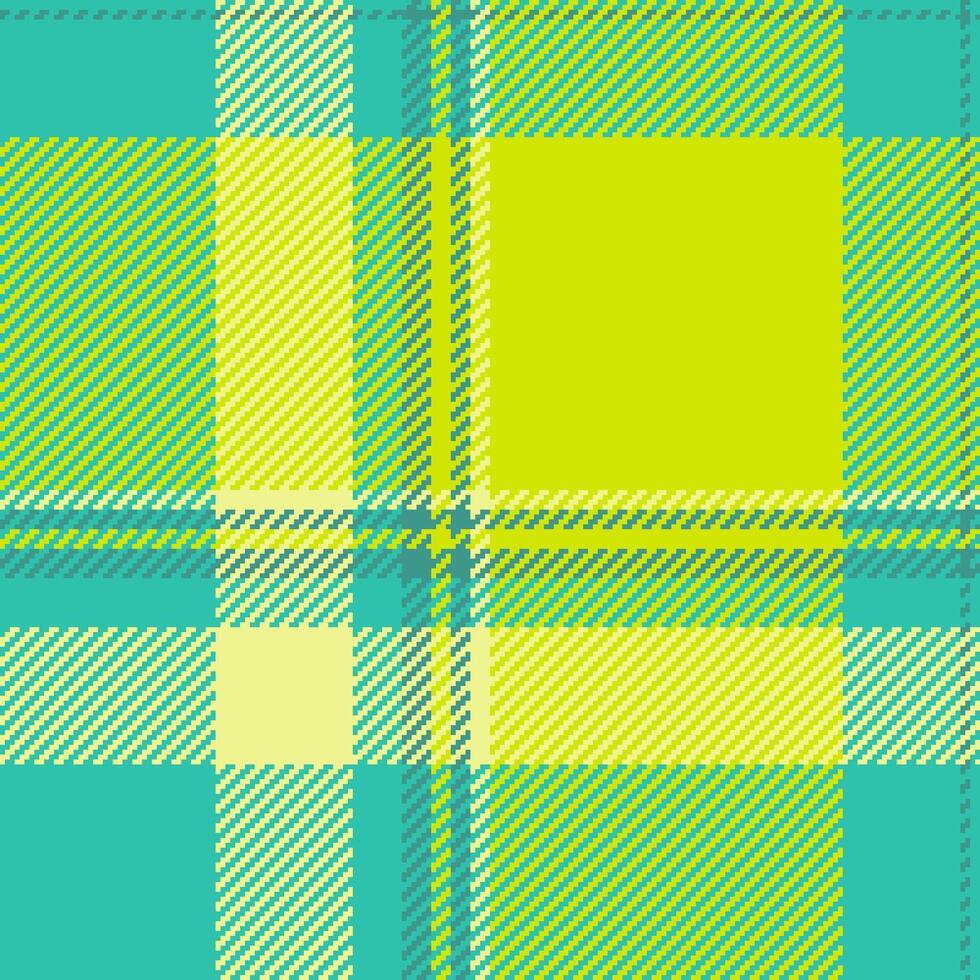 Check textile vector of background tartan pattern with a seamless fabric plaid texture.