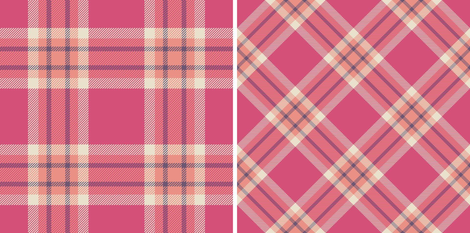 Pattern fabric tartan of plaid texture seamless with a check background vector textile.