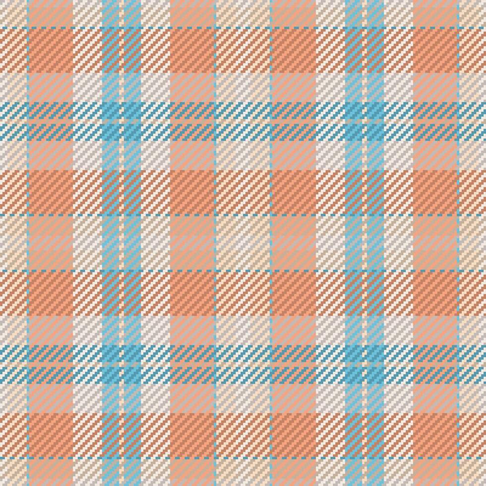 Seamless pattern of scottish tartan plaid. Repeatable background with check fabric texture. Vector backdrop striped textile print.