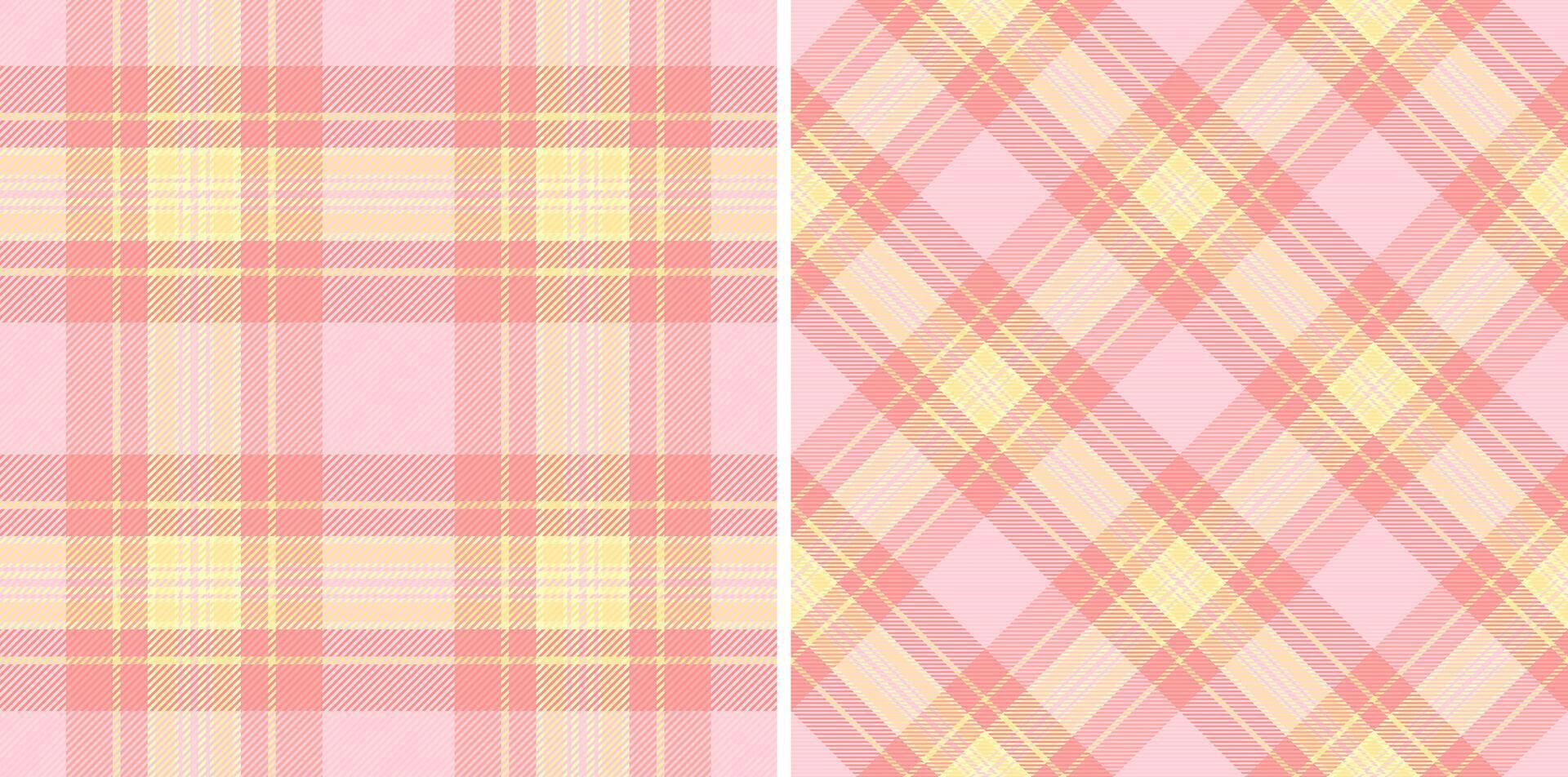 Textile tartan plaid of texture seamless background with a vector fabric check pattern.